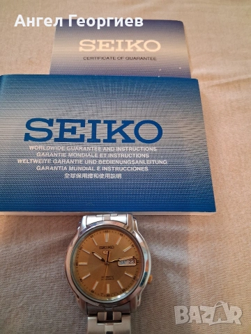 Продавам seiko 5 в гранция, снимка 4 - Мъжки - 55055172