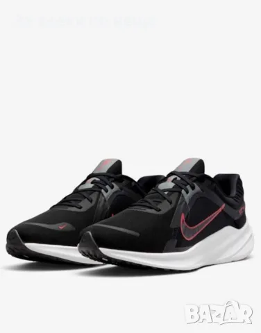 NIKE Quest 5 Black / Smoke Grey Мъжки Маратонки👟Мъжки Спортни Обувки Найк Код P2905