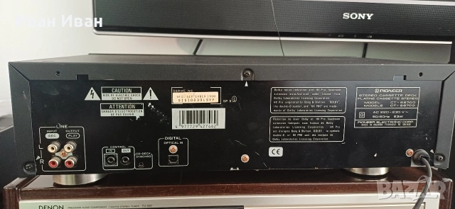 Дек Pioneer CT-S670D За части или ремонт, снимка 5 - Декове - 54352608