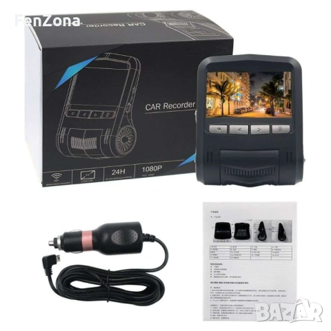 Видеорегистратор Скрит Wi Fi с 2.5 инчов дисплей AC70,12м гаранция