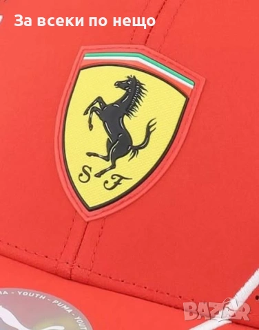 PUMA x Scuderia Ferrari Charles Leclerc Team Baseball Cap Red Червена Шапка С Козирка Код P2764, снимка 3 - Шапки - 55067642