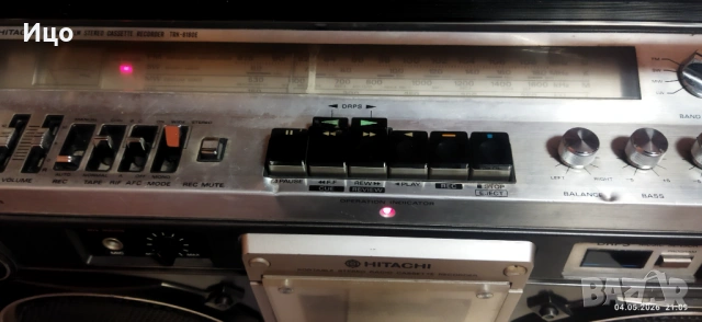 Hitachi TRK 8180 E касетофон., снимка 12 - Радиокасетофони, транзистори - 54416443