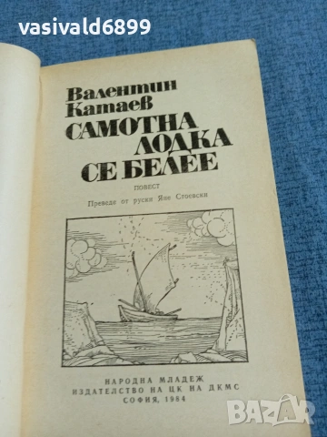 Валентин Катаев - Самотна лодка се белее , снимка 4 - Художествена литература - 55092450