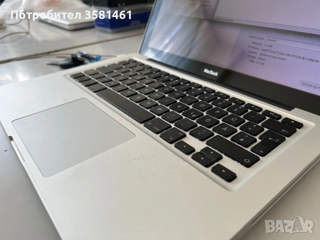 Macbook , no HDD gb 7.5 gb рам 13 инчов, снимка 3 - Лаптопи за работа - 54693405