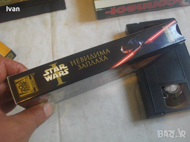STAR WARS ЕПИЗОД 1 - 2 VHS 2 БРОЯ ВИДЕОКАСЕТИ МЕЖДУЗВЕЗДНИ ВОЙНИ ЕПИЗОД 1 НЕВИДИМА ЗАПЛАХА ЕПИЗОД 2 , снимка 17 - Други жанрове - 54528211