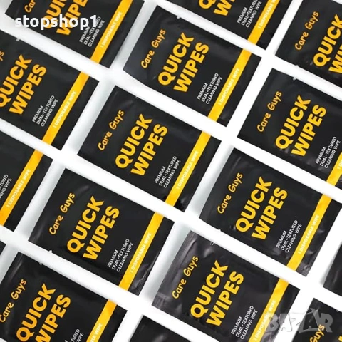 Кърпички за почистване на обувки Quick Wipes, индивидуално опаковани - Двойно текстурирани почистващ, снимка 4 - Други - 55177062