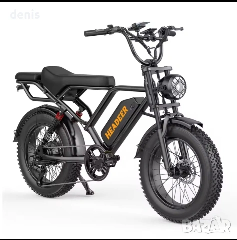 Електрически Велосипед Heeader BK20 (750W, 48V 20Ah) – Fat Bike , снимка 2 - Велосипеди - 55263092