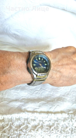 Много Рядък Модел на Мъжки Японски Часовник CASIO - AQ-180W, снимка 5 - Антикварни и старинни предмети - 54810051
