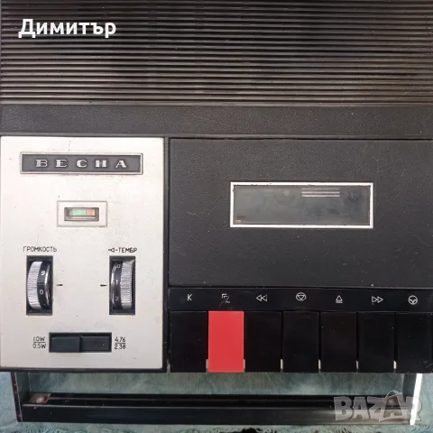 Магнитофон касетофон Весна 306, снимка 2 - Радиокасетофони, транзистори - 55456908