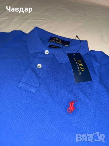 Мъжки тениски с яка Ralph Lauren, снимка 3 - Тениски - 54700471