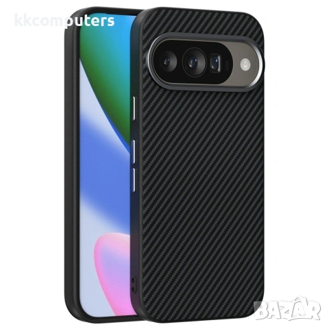 ABEEL за Google Pixel 10 / 10 Pro Ултратънък Магнитен Калъф с Carbon Fiber Текстура и Скрийн Протект