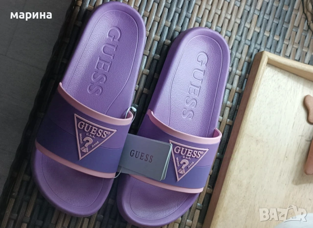 нови оригинални чехли Guess, снимка 2 - Чехли - 54461748