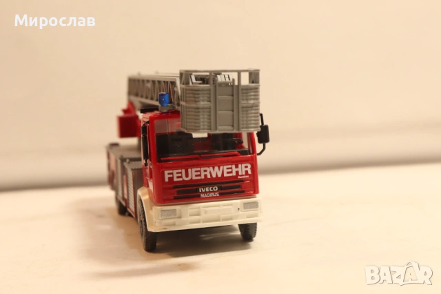 WIKING H0 1/87 IVECO КАМИОН ПОЖАРНА МОДЕЛ КОЛИЧКА, снимка 4 - Колекции - 54215898