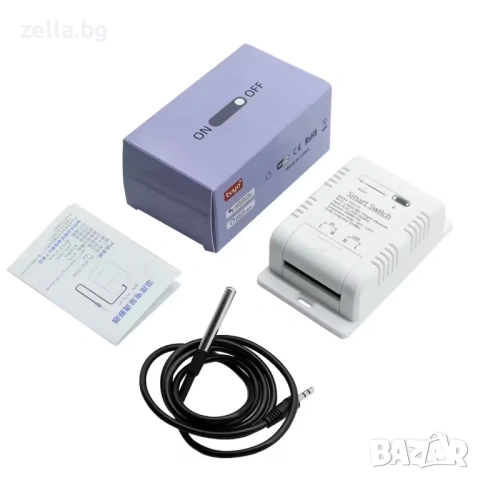 Интелигентен WiFi термостат Tuya Smart със сензор DS18B20, 220V 16A – за подово отопление 10320, снимка 7 - Друга електроника - 54663549