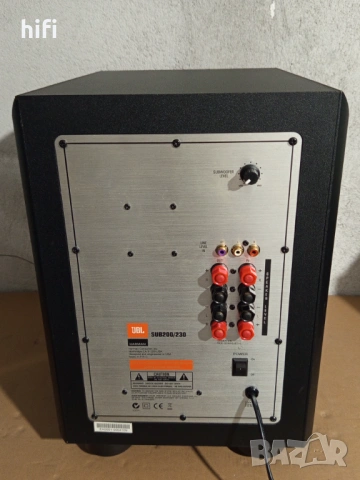 Активен субуфер JBL SUB200/230, снимка 2 - Тонколони - 54795209