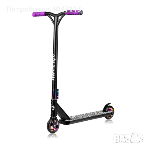Тротинетка WHIZZ NEO Black Carbon Multicolor