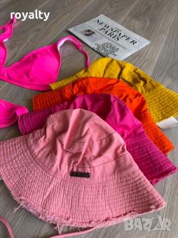 Jacquemus Нова Дамска Лятна Шапка Различни Цветове , снимка 2 - Шапки - 55173130