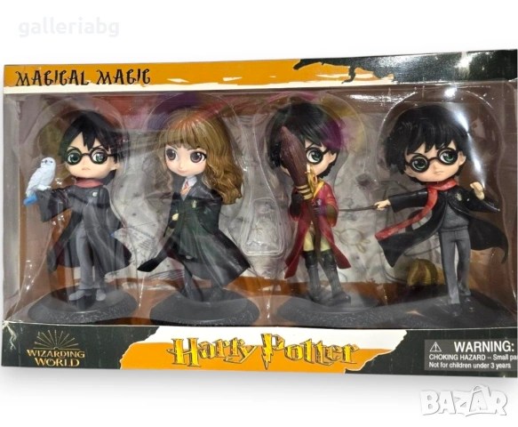 Комплект фигурки от света на Harry Potter – 4 броя в кутия