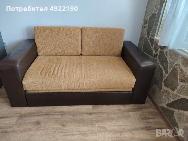 Двоен разтегателен диван, снимка 13 - Дивани и мека мебел - 55698639