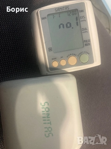 Апарат за кръвно за китка Sanitas, отличен, снимка 5 - Друга електроника - 54226979