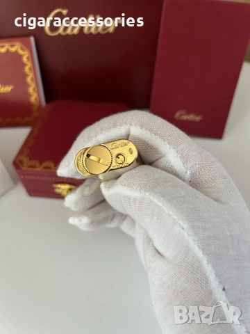 Cartier Panthere запалка с кутия и документи, снимка 3 - Запалки - 55272386