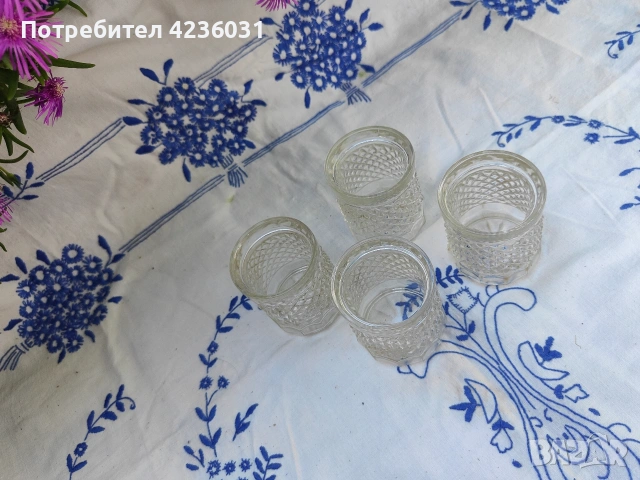 Стъклени чашки за ракия 