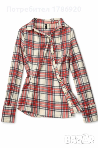 Карирана риза Zara