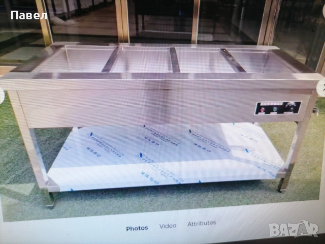 Бен Мари 3 модела Топла витрина с водна баня, с крака и долен плот-чисто нова, снимка 2 - Витрини - 50933513