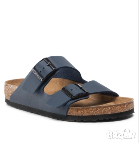 Birkenstock Чехли Arizona 0051751 Тъмносин, снимка 3 - Мъжки чехли - 54704561