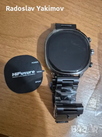smartwatch Hifuture Aix 1.43 черен цвят, снимка 3 - Друга електроника - 55318446