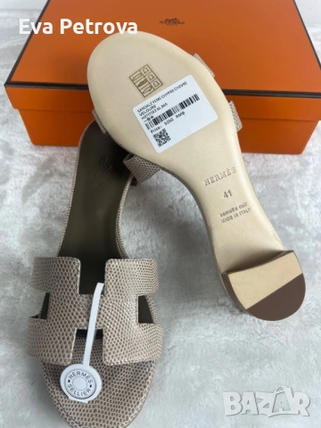Hermes Oran 39,40 дамски чехли, снимка 9 - Чехли - 54608300