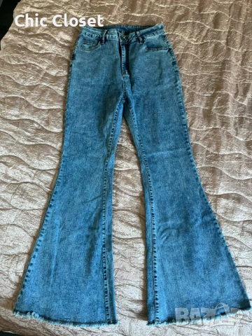 Дънки Shein Flare, снимка 3 - Дънки - 54238516