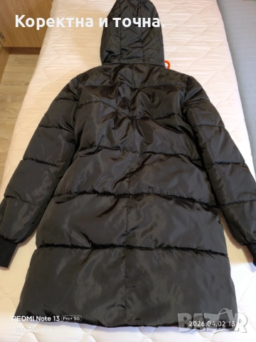 Продавам чисто ново,черно с оранжевозимно яке, снимка 2 - Якета - 54065129