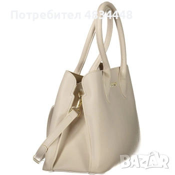 Дамска чанта тоут Valentino Sunshine Re – Цвят Екрю / Бежова, снимка 2 - Чанти - 54633220