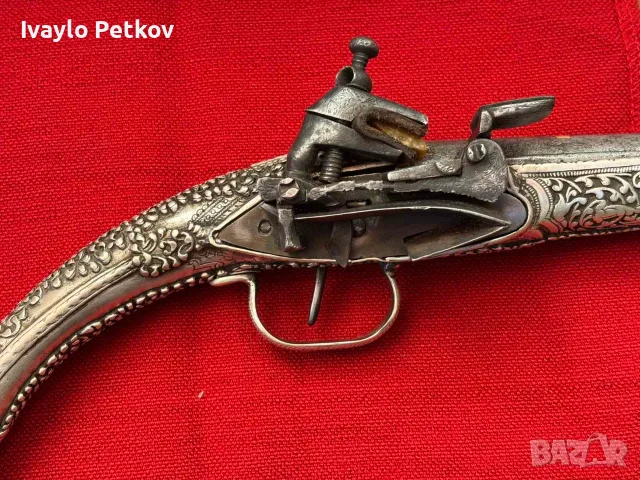 Сребърен Артаутски Пищов, снимка 7 - Антикварни и старинни предмети - 55595852