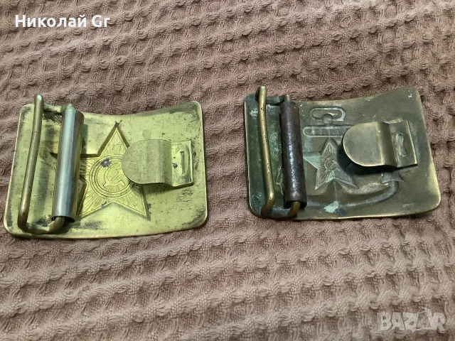 Катарама за времената социализма произведено в СССР бронз отличен състояние цена за брой, снимка 2 - Други ценни предмети - 55359923