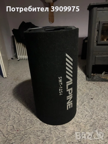 Бас каса ALPINE с усилвател Thunder
