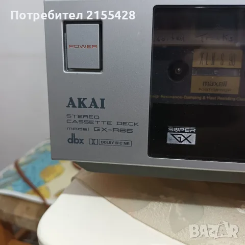 Реверсивен двуглав касетъчен дек Akai GX 66, снимка 4 - Декове - 55682029