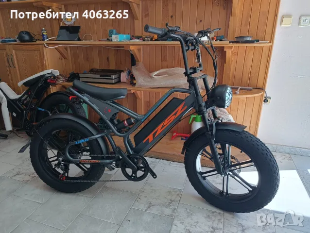 Чисто нов електрически велосипед