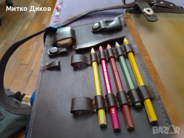 Командирски чанти два броя естествена кожа нова 300х215х 80 мм #14, снимка 12 - Екипировка - 55300376