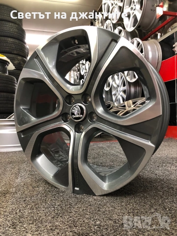 Джанти 18 Цола 5х100 VW T-Roc Tiago Skoda Scala Kamiq Audi A1 Нови Оригинални, снимка 6 - Гуми и джанти - 54968463