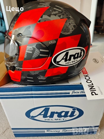 Продавам каска Arai XL , снимка 4 - Аксесоари и консумативи - 54103829