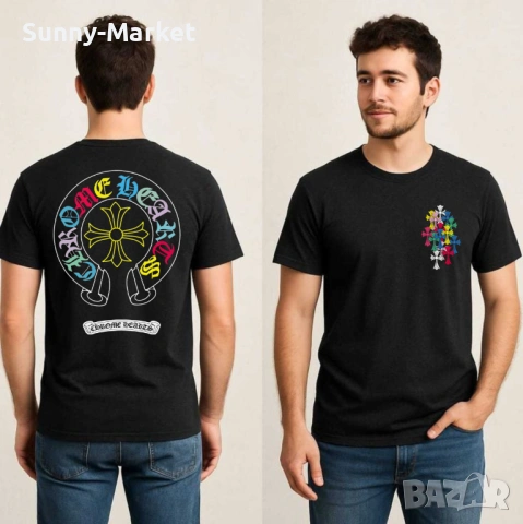 CHROME HEARTS Мъжки , дамски и детски тениски с къс ръкав, снимка 5 - Тениски - 54042879