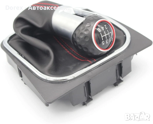 Топка за скоростен лост с маншон и рамка за VW голф Golf Mk5 Mk6 Scirocco Jetta 5 6 EOS - 6 скорости, снимка 5 - Аксесоари и консумативи - 54563173
