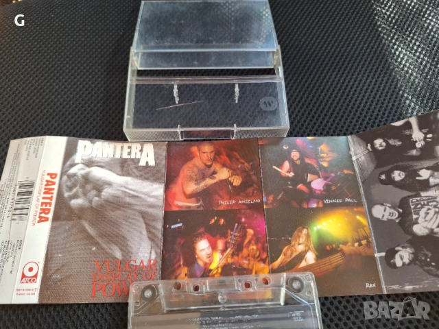 Аудио касета Pantera "Vulgar Display Of Power“ studio album audio cassette, Първо издание, снимка 4 - Аудио касети - 54489803