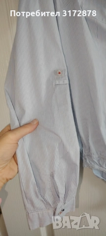 Боди риза светло синьо рае, снимка 2 - Ризи - 54303265