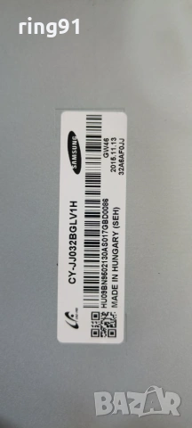 T-Con - BN41-02111A TV Samsung UE32J5000AW, снимка 3 - Части и Платки - 55129235