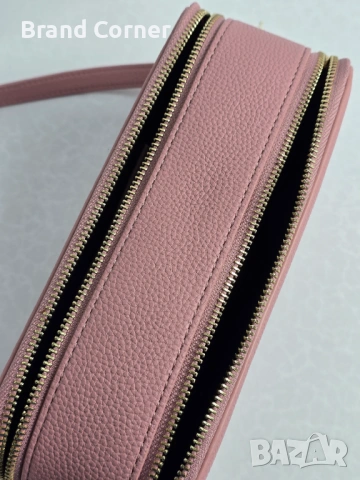 Нова дамска чанта Trussardi в розово с дълга дръжка, снимка 8 - Чанти - 54406956