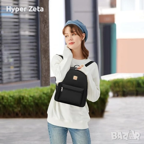 Дамска черна раница Cute Backpack модерна и удобна, снимка 3 - Чанти - 54155167