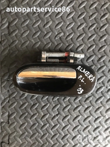 Външна дръжка на предна лява врата черна за Nissan Almera N16 (2002) SA830613